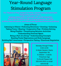 Introducing ICT Year-Round Language Stimulation Program