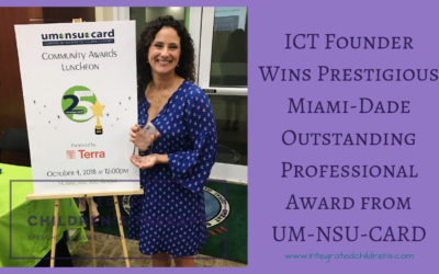 ICT Founder Wins Prestigious Miami-Dade Outstanding Professional Award from UM-NSU-CARD